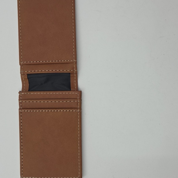 Green Bay Packers Brown Leather Card Holder - Picture 8 of 16